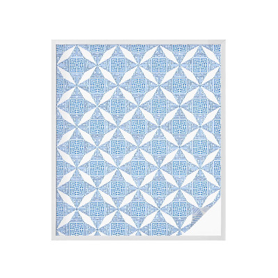 Opaque window film stained glass style Geometric mazes