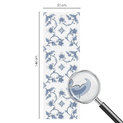 Colored window film stained glass Floral ornament