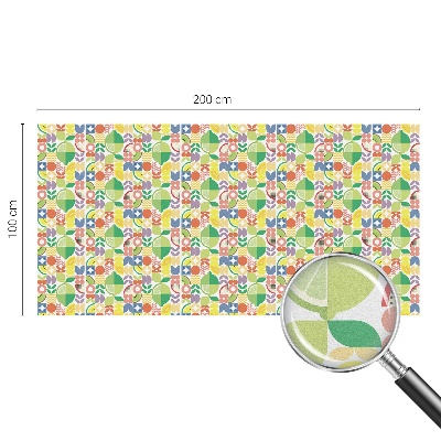 Patterned window film Colorful fruits