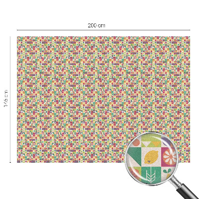 Frosted glass film stained glass effect Colorful abstraction