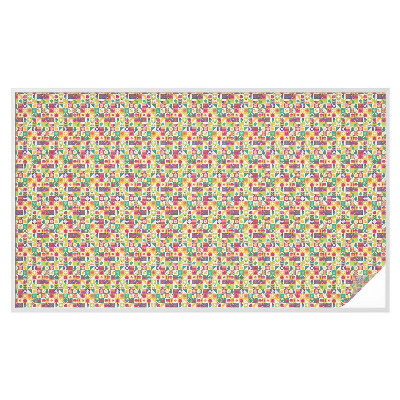 Frosted glass film stained glass effect Colorful abstraction