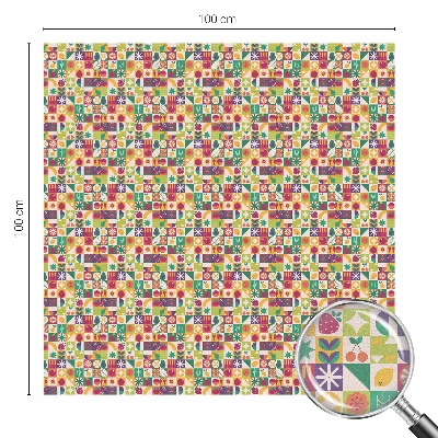 Frosted glass film stained glass effect Colorful abstraction