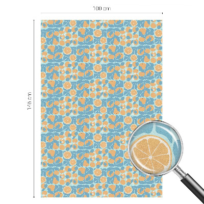 Frosted glass film stained glass effect Fishy citrus