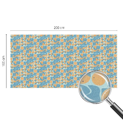 Frosted glass film stained glass effect Fishy citrus