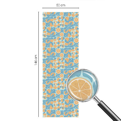 Frosted glass film stained glass effect Fishy citrus