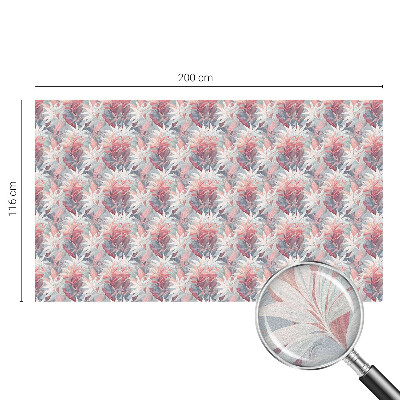 Patterned window film Flower leaves