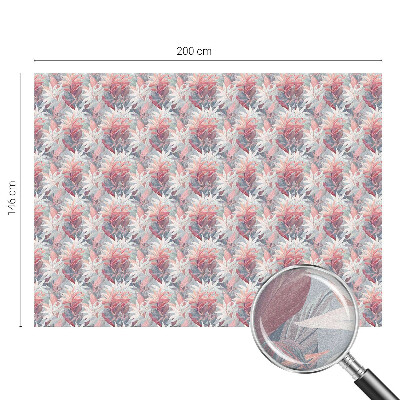 Patterned window film Flower leaves