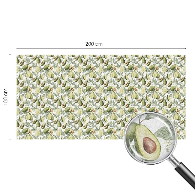 Privacy window film Avocado leaves