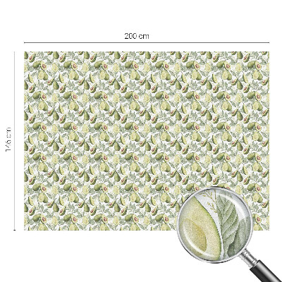 Privacy window film Avocado leaves