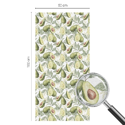 Privacy window film Avocado leaves