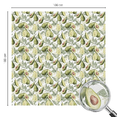 Privacy window film Avocado leaves