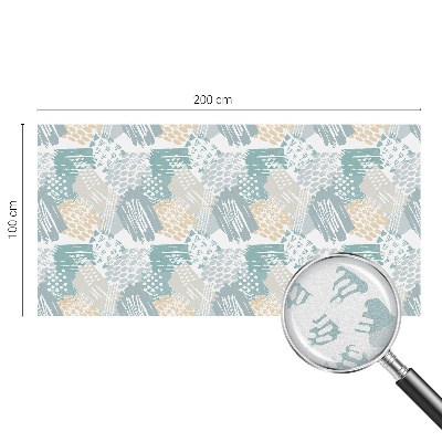 Privacy window film Abstract mosaic