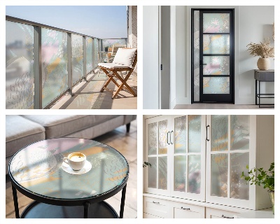 Privacy window film Abstract harmony