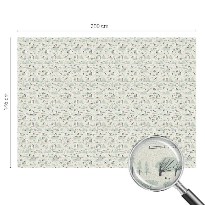 Patterned window film An idyllic village