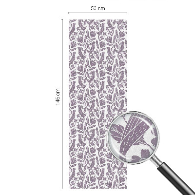 Frosted glass film stained glass effect Folk motifs