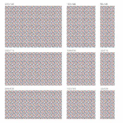 Opaque window film stained glass style A floral feast