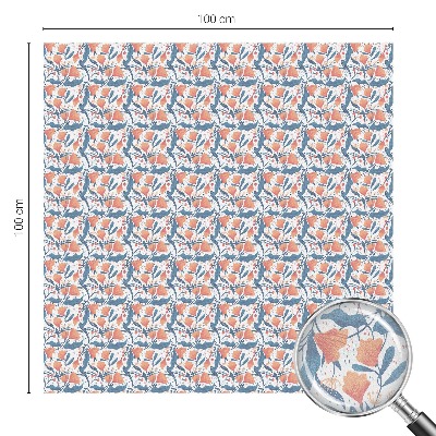 Opaque window film stained glass style A floral feast