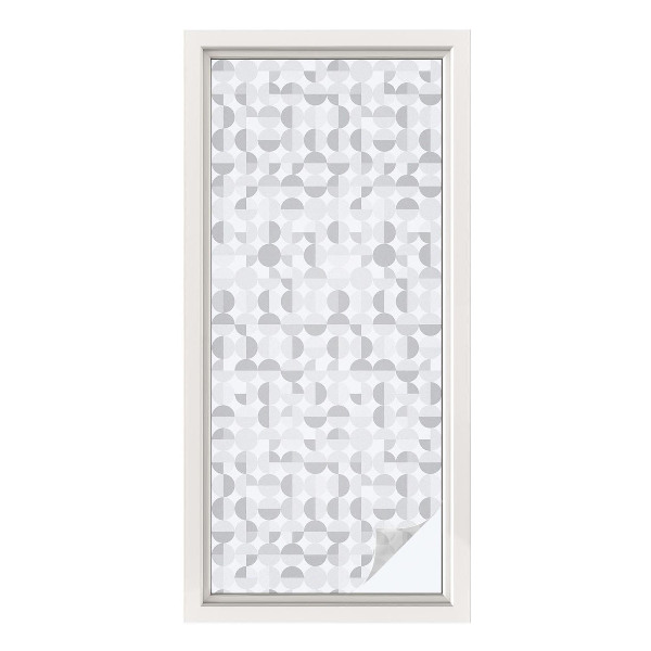 Privacy window film Geometric patterns