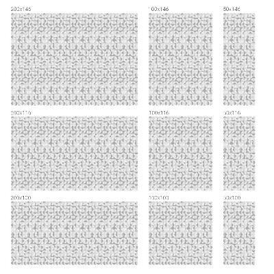 Privacy window film Geometric patterns