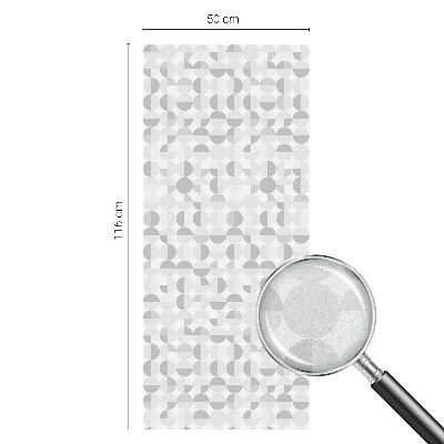 Privacy window film Geometric patterns