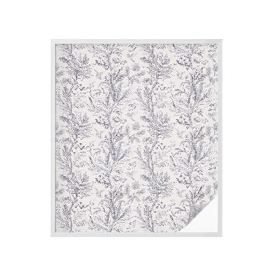 Patterned window film Leaves and butterflies