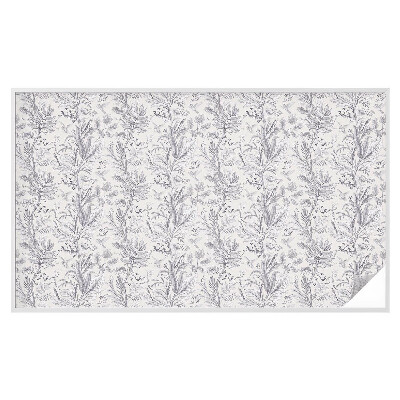 Patterned window film Leaves and butterflies