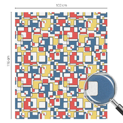 Colored window film stained glass Geometric shapes