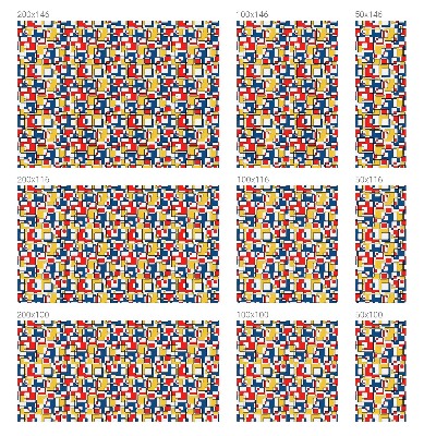 Colored window film stained glass Geometric shapes