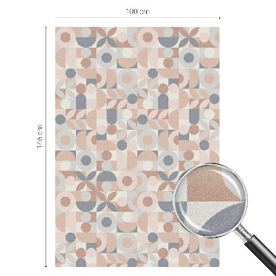 Opaque window film stained glass style Abstract mosaic