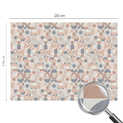 Opaque window film stained glass style Abstract mosaic