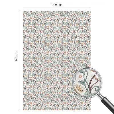 Privacy window film Fox leaves