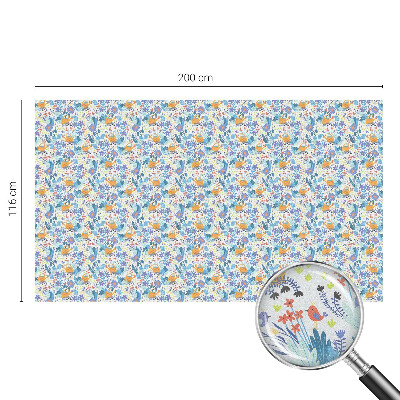 Patterned window film Plant motif