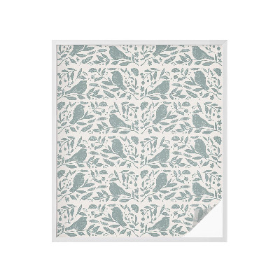 Frosted glass film stained glass effect Bird motif