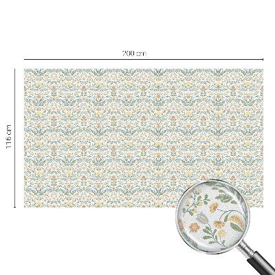 Patterned window film Floral symmetry