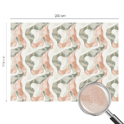 Frosted glass film stained glass effect Colorful waves