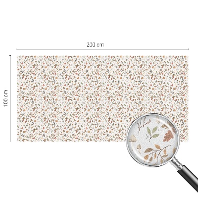 Opaque window film stained glass style Autumn patterns