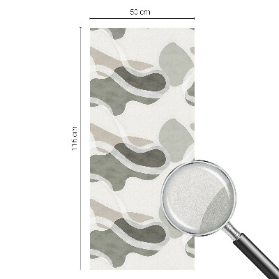 Frosted glass film stained glass effect Organic pattern