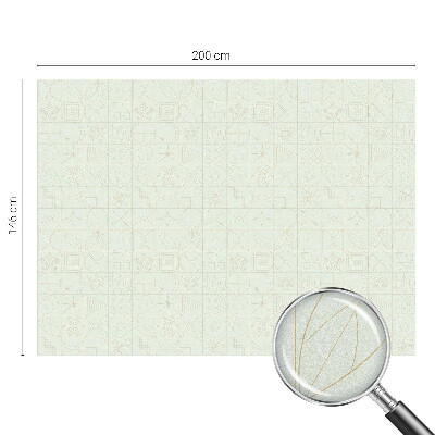 Colored window film stained glass Geometric mosaic