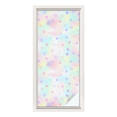 Patterned window film Rainbow patterns