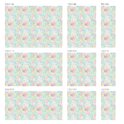 Patterned window film Rainbow patterns