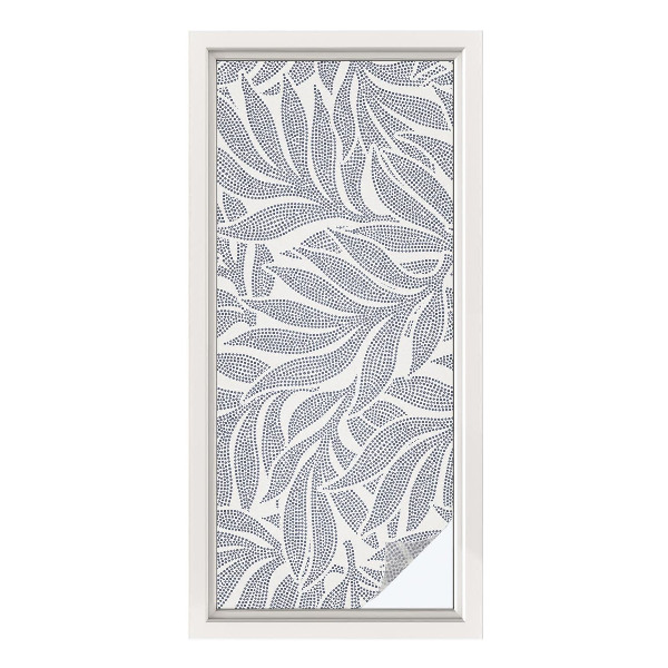 Colored window film stained glass Leaf drops