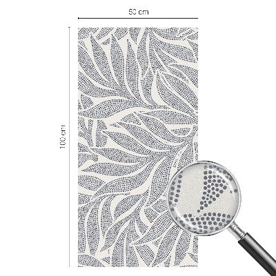 Colored window film stained glass Leaf drops