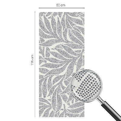 Colored window film stained glass Leaf drops