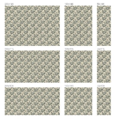 Frosted glass film stained glass effect Oriental pattern