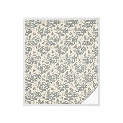 Frosted glass film stained glass effect Oriental pattern