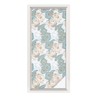 Patterned window film Delicate flowers