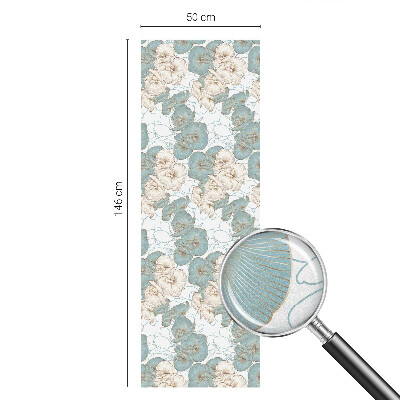 Patterned window film Delicate flowers