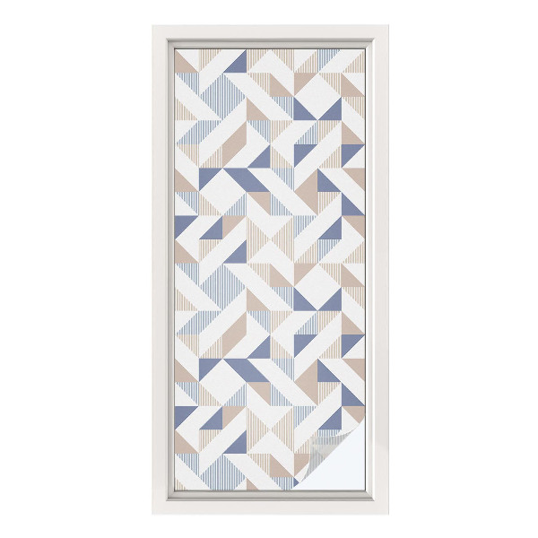 Privacy window film Geometric patterns