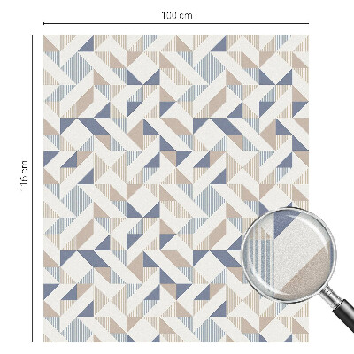 Privacy window film Geometric patterns