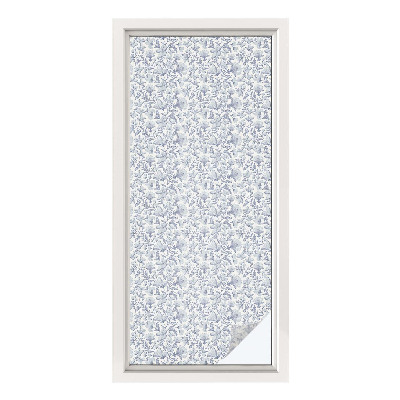 Colored window film stained glass Floral pattern